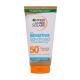 Garnier Ambre Solaire Sensitive Advanced Hypoallergenic Milk SPF50+ Losjon za zaščito pred soncem za kožo, občutljivo na sonce 175 ml