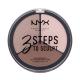 NYX Professional Makeup 3 Steps To Sculpt Paletka za osvetljevanje in konturing za ženske 15 g