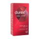 Durex Feel Thin Classic Tanki kondomi s silikonskim lubrikantnim gelom za moške kondom 12 kos