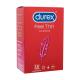 Durex Feel Thin Classic Tanki kondomi s silikonskim lubrikantnim gelom za moške kondom 18 kos