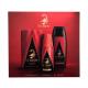 Scorpio Rouge Darilni set  toaletna voda 75 ml + gel za prhanje 250 ml + deodorant 150 ml poškodovana škatla