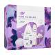Dove Time To Relax Well-Being Collection Darilni set  gel za prhanje Anti-stress 250 ml + trdo milo Relaxing Bar Soap 90 g + antiperspirant Advanced Care Helps Restore 150 ml + aroma lučka