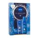 Nivea All About Care Darilni set  univerzalna krema Creme 30 ml + krema za roke Intensive Moisture 100 ml + losjon za telo Rich Nourishing 250 ml