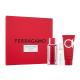 Ferragamo Ferragamo Red Leather Darilni set  parfumska voda 100 ml + šampon in gel za prhanje 100 ml + parfumska voda 10 ml