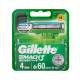 Gillette Mach3 Sensitive Nadomestne britvice za moške nadomestne britvice 4 kos