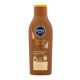 Nivea Sun Tropical Bronze Milk SPF6 Vodoodporen losjon s karotenom za zaščito pred soncem  200 ml