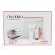 Shiseido Bio-Performance LiftDynamic Cream Darilni set  krema za obraz 50 ml + čistilna pena BENEFIANCE 30 ml + serum ULTIMUNE 5 ml + serum LiftDynamic 7 ml + nega za področje okoli oči LiftDynamic 3 ml + kozmetična torbica
