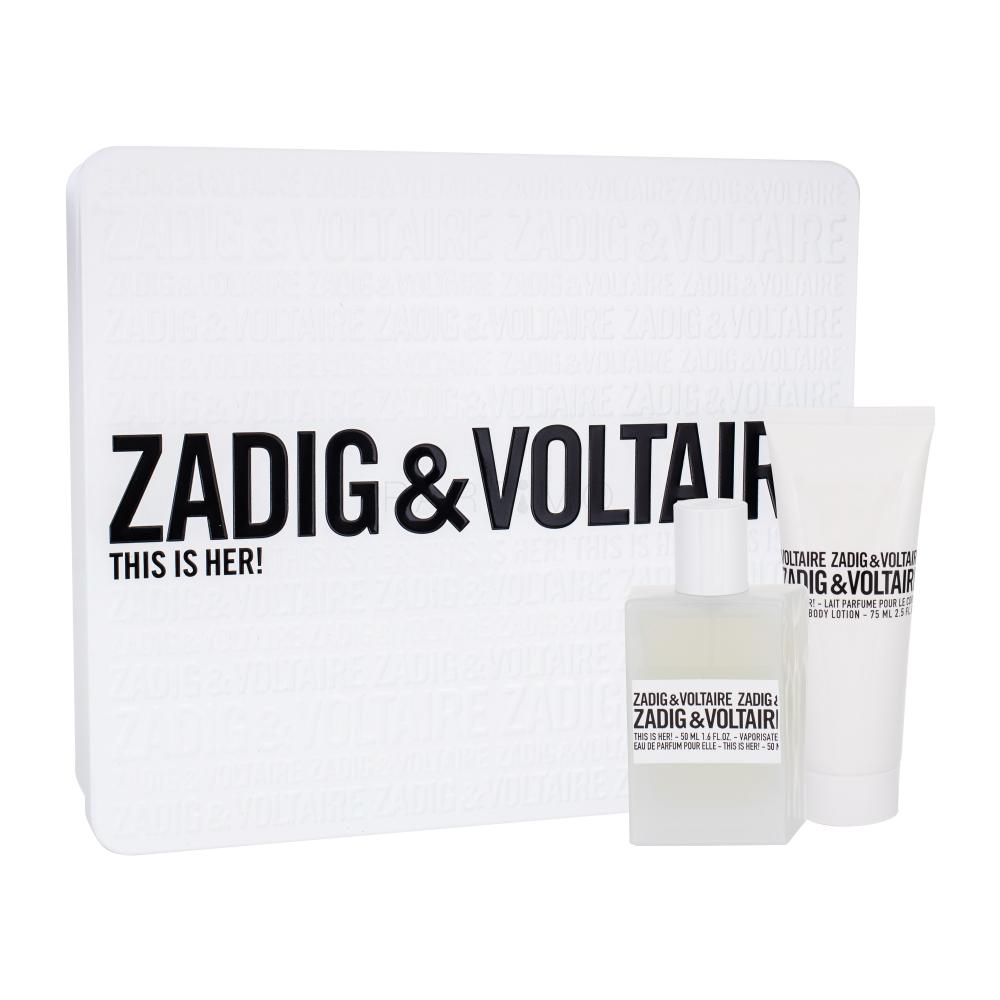 Zadig & Voltaire This is Her! Darilni set parfumska voda 50 ml + losjon za telo 75 ml