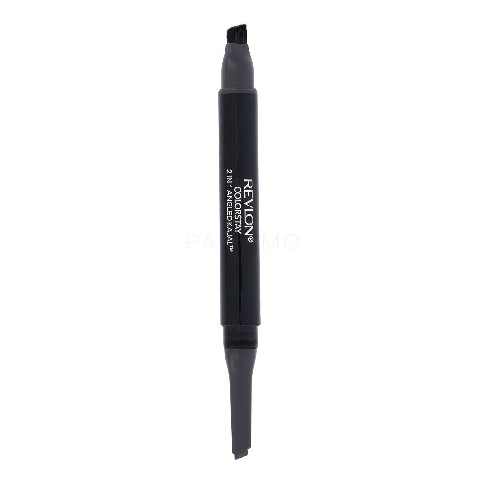 Revlon Colorstay 2 In 1 Angled Kajal Svinčnik za oči za ženske 0,28 g Odtenek 104 Graphite