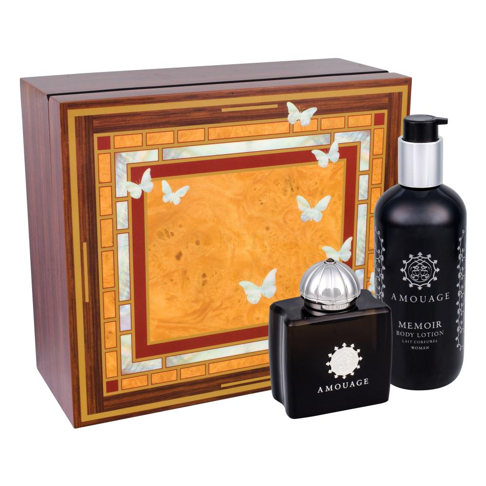 Amouage Memoir Woman Darilni set parfumska voda 100 ml + losjon za telo 300 ml