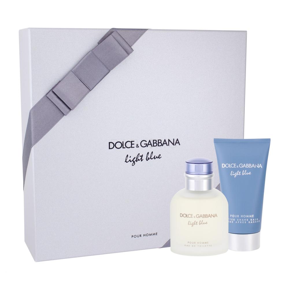 Dolce&Gabbana Light Blue Pour Homme Darilni set toaletna voda 75 ml + balzam po britju 75 ml