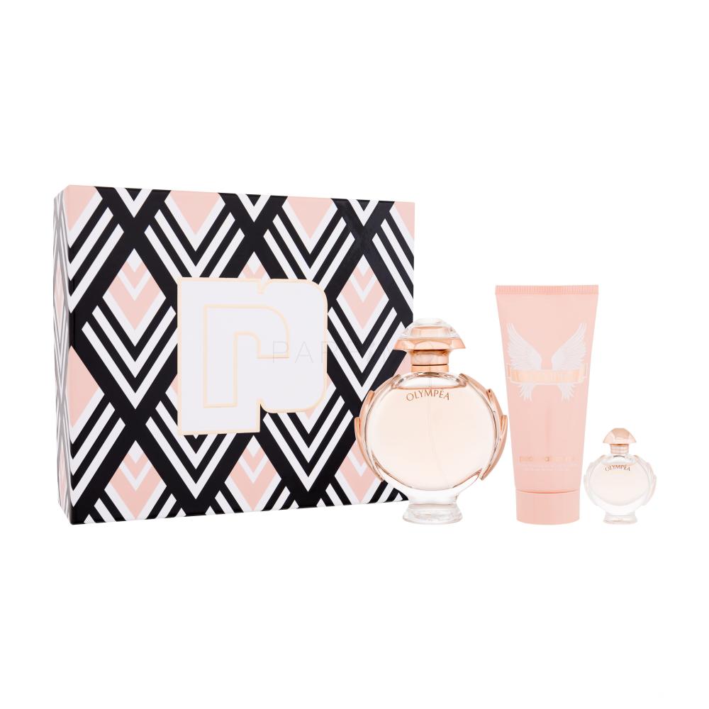 Paco Rabanne Olympéa Darilni set parfumska voda 80 ml + parfumska voda 6 ml + losjon za telo 100 ml