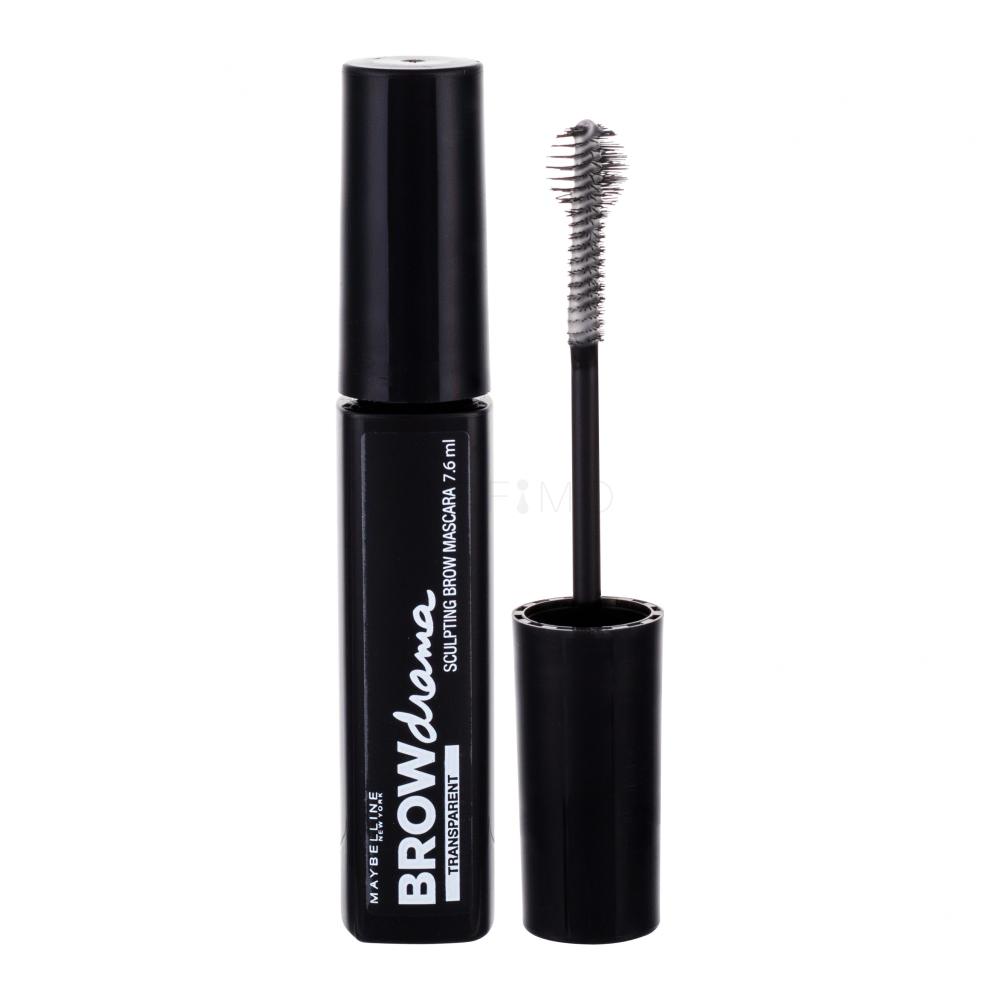 Maybelline Brow Drama Maskara za obrvi za ženske 7,6 ml Odtenek Transparent