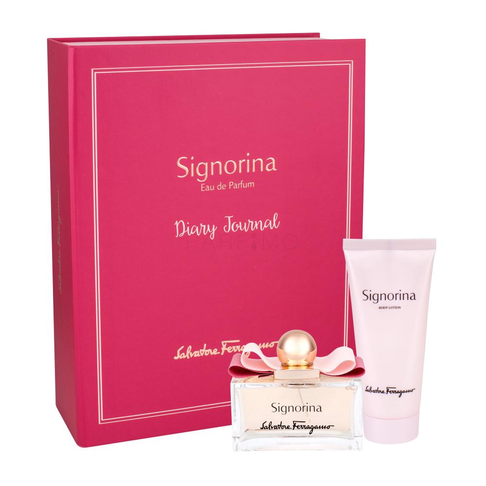 Ferragamo Signorina Darilni set parfumska voda 100 ml + losjon za telo 100 ml