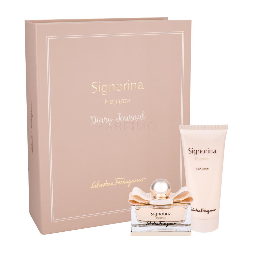 Ferragamo Signorina Eleganza Darilni set parfumska voda 50 ml + losjon za telo 100 ml