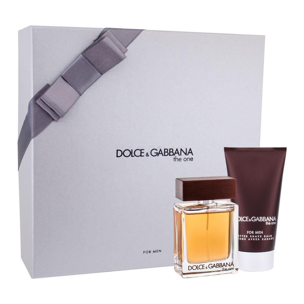 Dolce&Gabbana The One Darilni set toaletní voda 50 ml + balzám po holení 75 ml poškodovana škatla