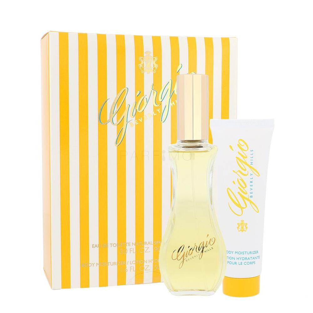 Giorgio Beverly Hills Giorgio Darilni set toaletna voda 90 ml + losjon za telo 50 ml poškodovana škatla