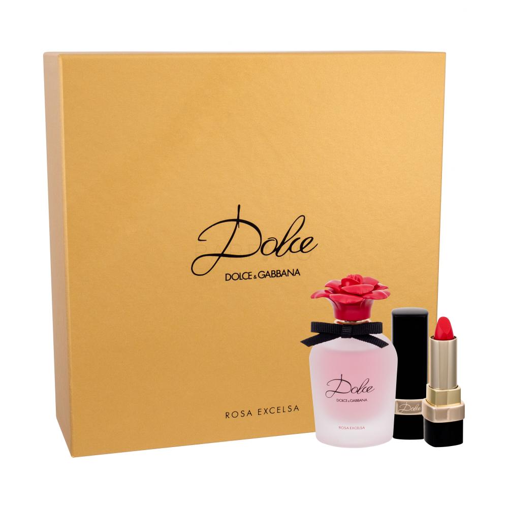 Dolce&Gabbana Dolce Rosa Excelsa Darilni set parfumska voda 50 ml + šminka Dolce Matte Lipstick odstín Dolce Flirt 621 3