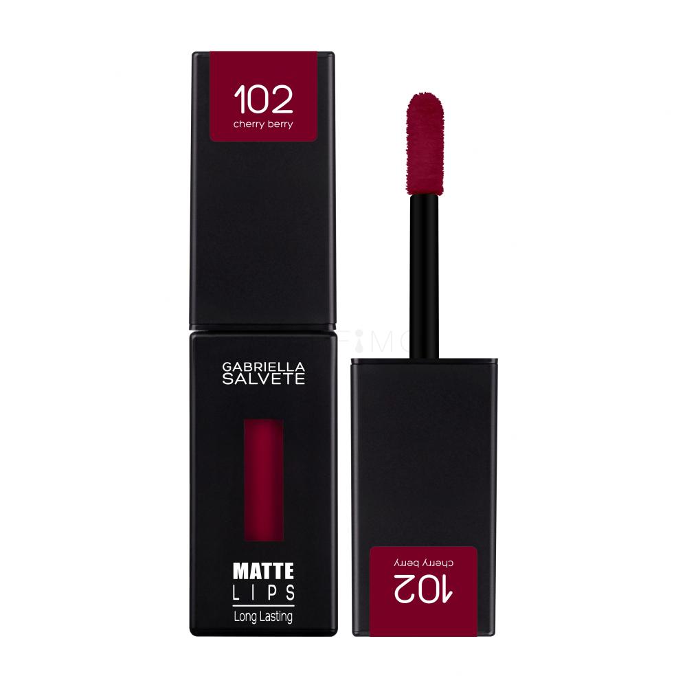 Gabriella Salvete Matte Lips Šminka za ženske 4,5 ml Odtenek 102 Cherry Berry