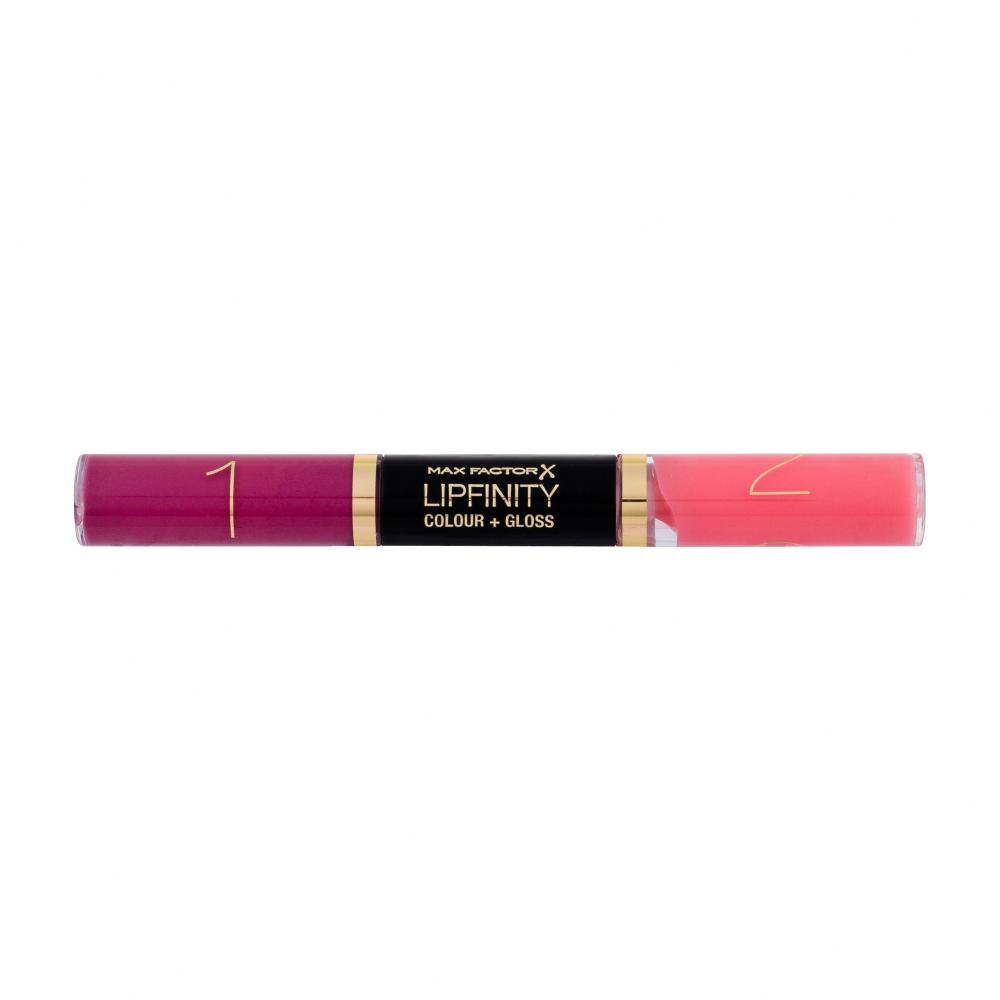 Max Factor Lipfinity Colour + Gloss Šminka za ženske 2x3 ml Odtenek 650 Lingering Pink
