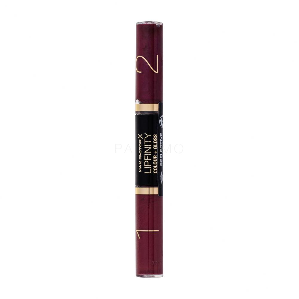 Max Factor Lipfinity Colour + Gloss Šminka za ženske 2x3 ml Odtenek 550 Reflective Ruby