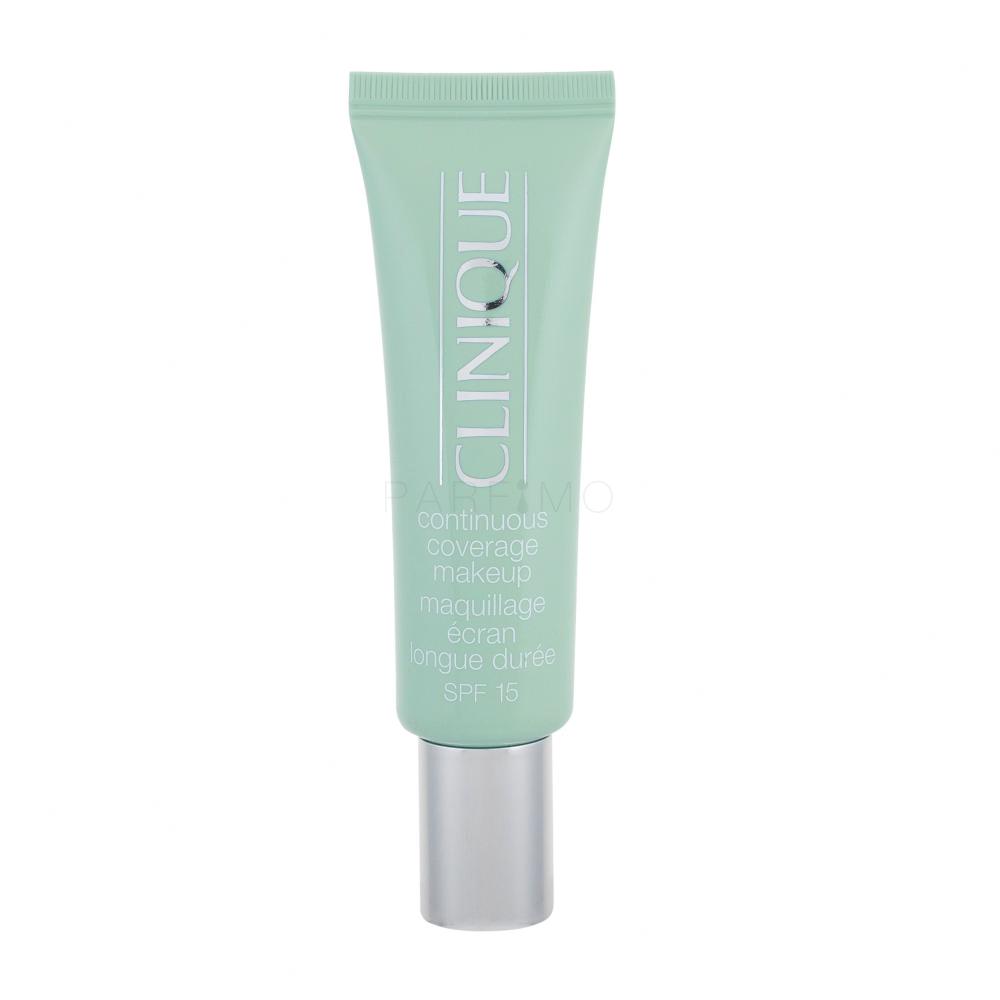 Clinique Continuous Coverage SPF15 Puder za ženske 30 ml Odtenek 01 Porcelain Glow