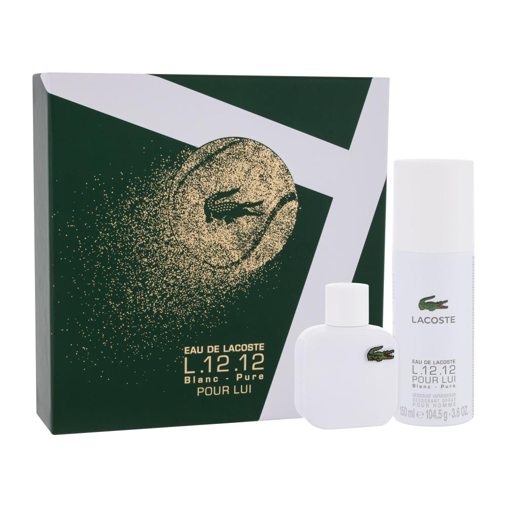 Lacoste L.12.12 Blanc Darilni set toaletna voda 50 ml + deodorant 150 ml