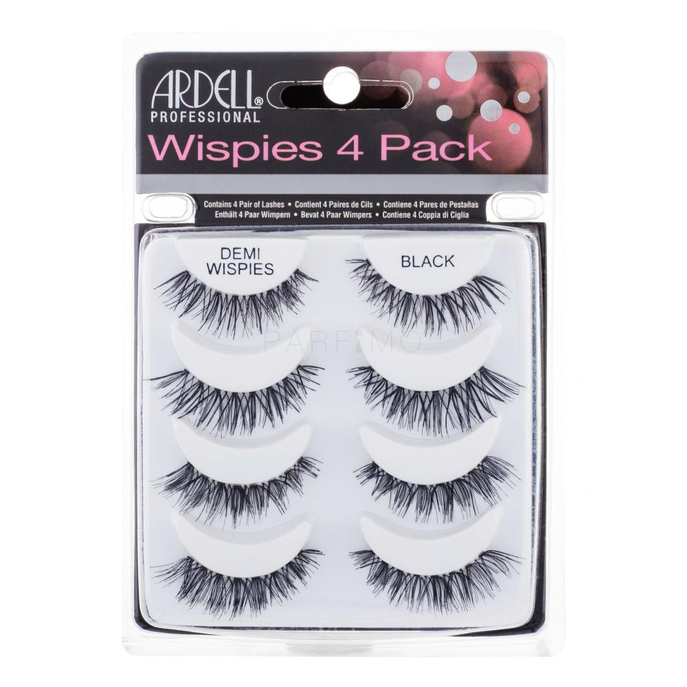 Ardell Wispies Demi Wispies Umetne trepalnice za ženske 4 kos Odtenek Black