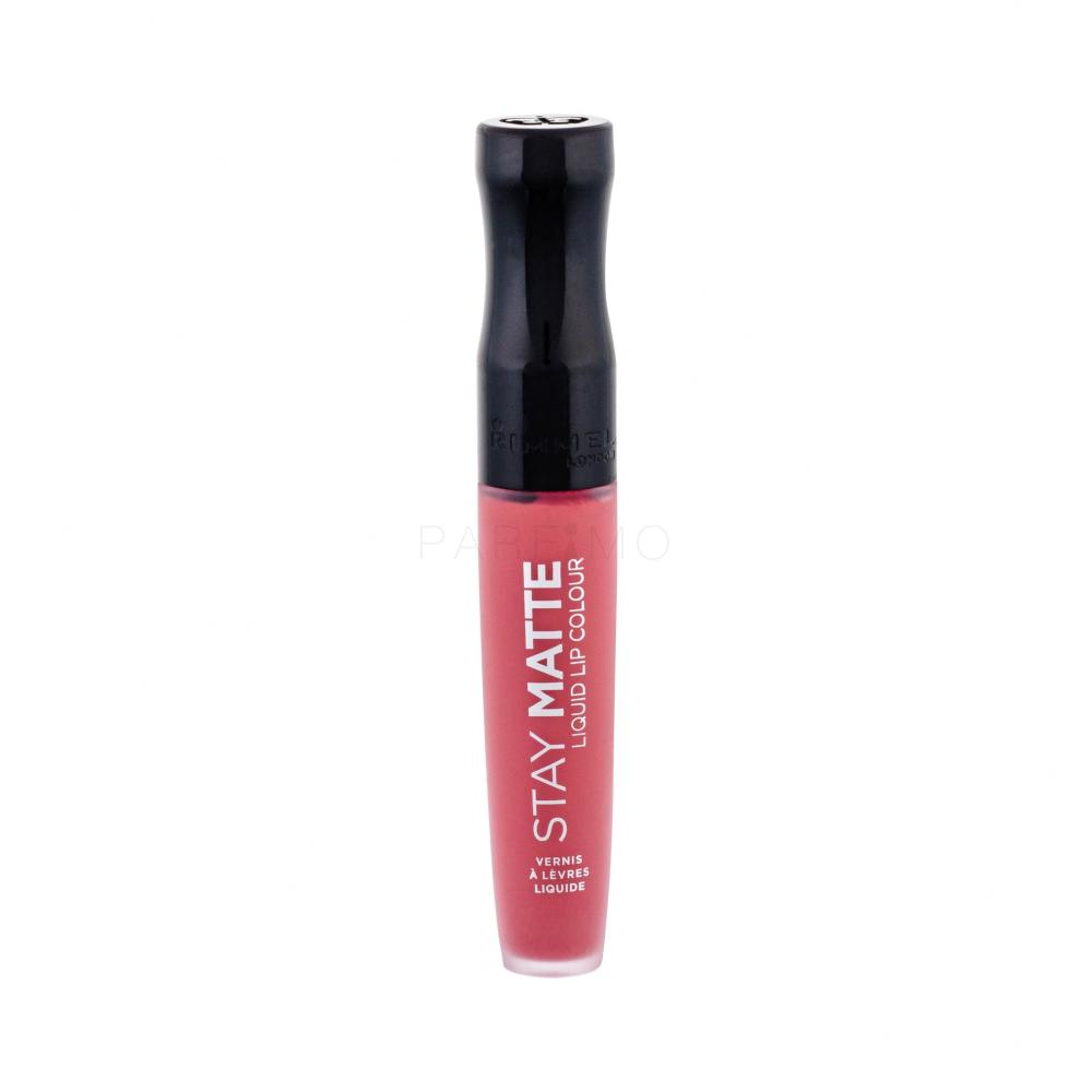 Rimmel London Stay Matte Šminka za ženske 5,5 ml Odtenek 100 Pink Bliss