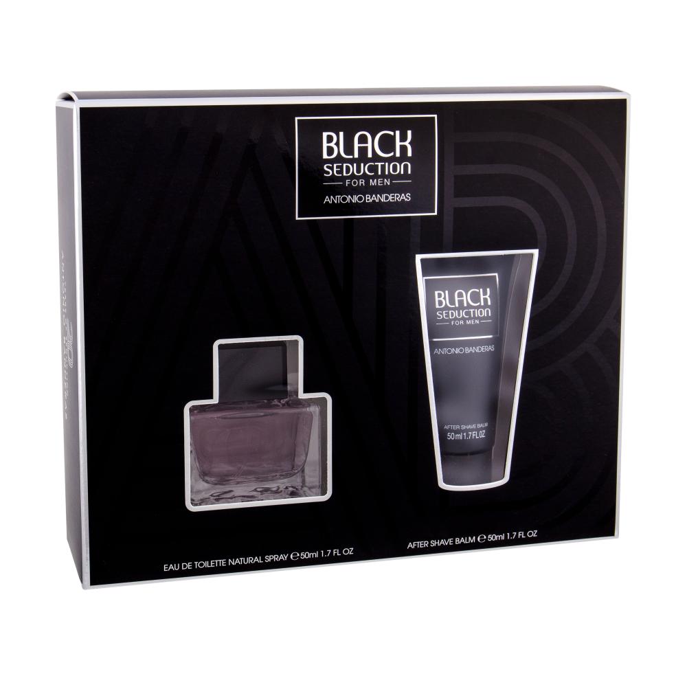 Banderas Seduction in Black Darilni set toaletna voda 50 ml + balzam po britju 50 ml