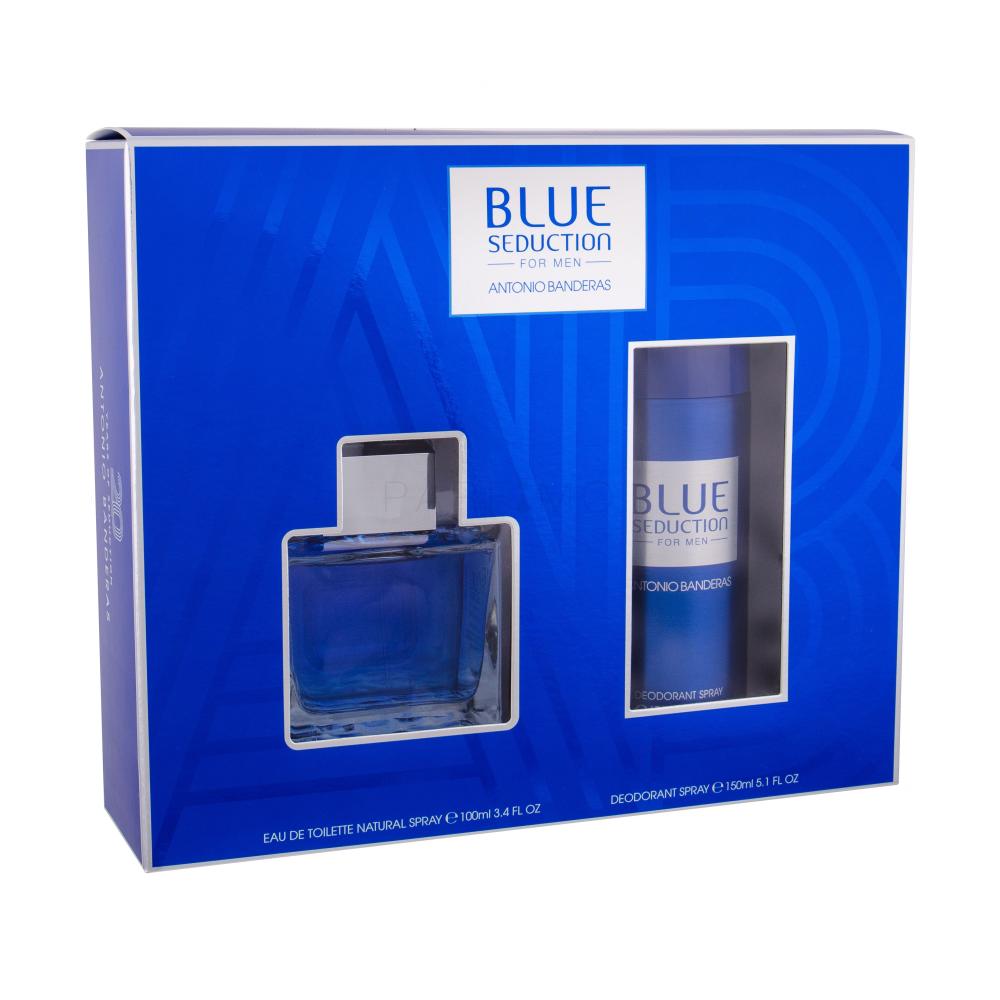 Banderas Blue Seduction Darilni set toaletna voda 100 ml + deodorant 150 ml