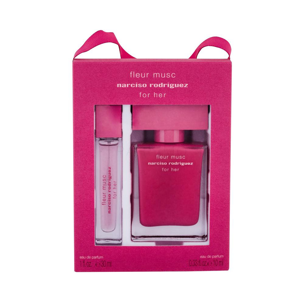 Narciso Rodriguez Fleur Musc for Her Darilni set parfumska voda 30 ml + parfumska voda 10 ml