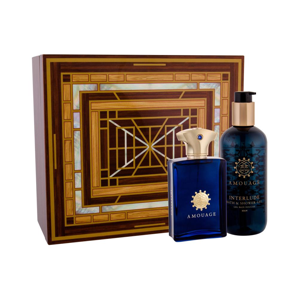 Amouage Interlude Darilni set parfumska voda 100 ml + gel za prhanje 300 ml