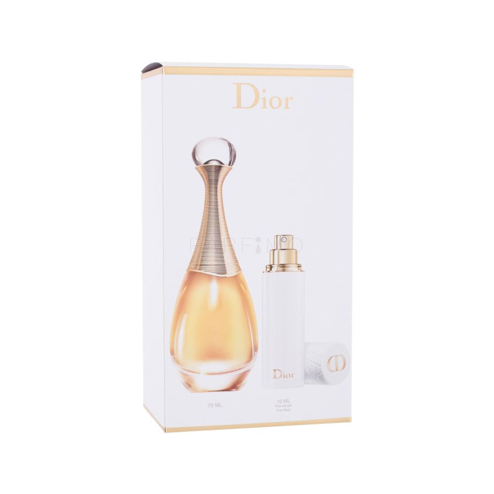 Dior J'adore Darilni set parfumska voda 75 ml + parfumska voda 10 ml