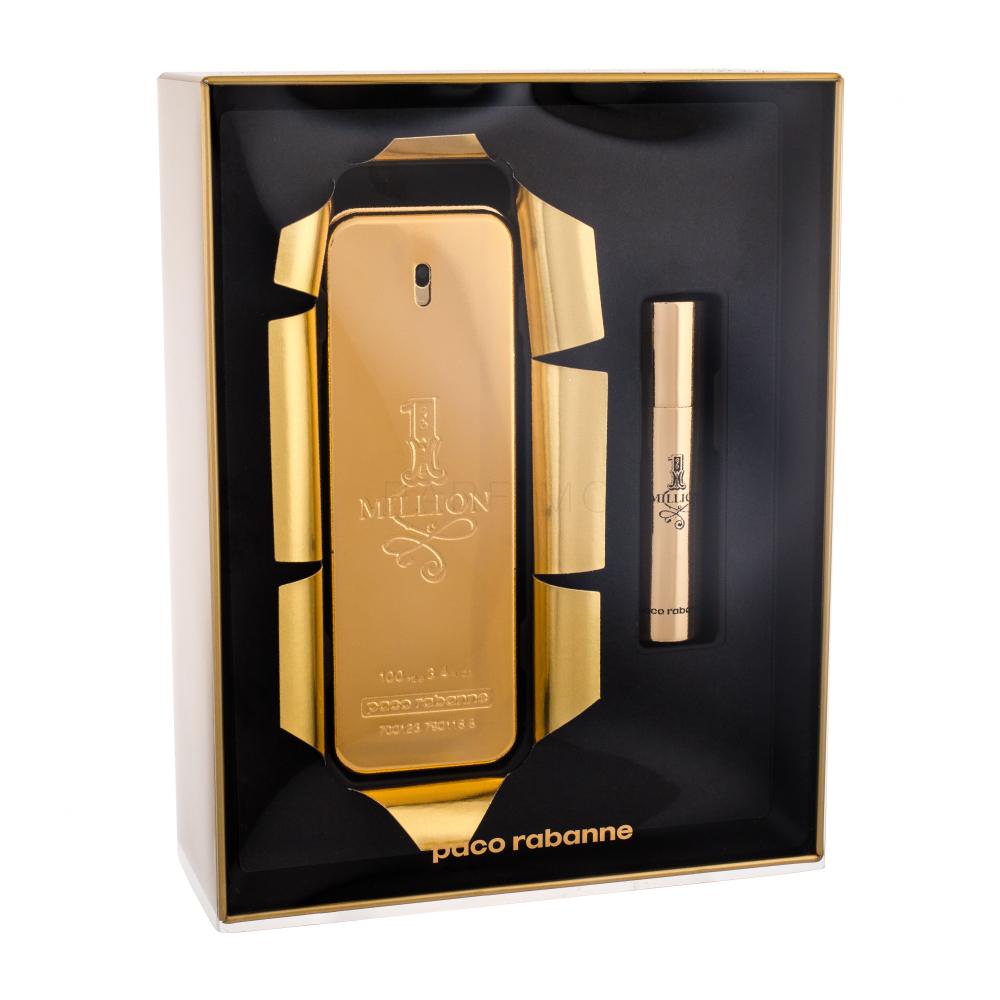 Paco Rabanne 1 Million Darilni set toaletna voda 100 ml + toaletna voda 10 ml poškodovana škatla