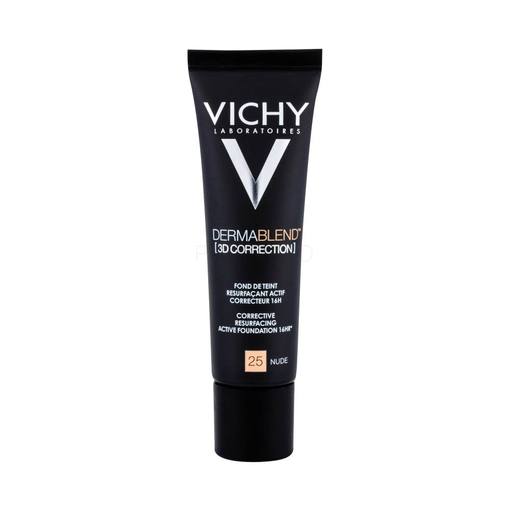 Vichy Dermablend™ 3D Antiwrinkle & Firming Day Cream SPF25 Puder za ženske 30 ml Odtenek 25 Nude