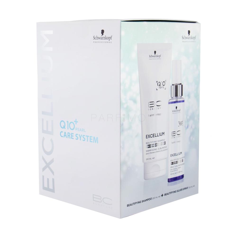 Schwarzkopf Professional BC Bonacure Excellium Beautifying Nail Polish Darilni set šampon 200 ml + nega za lase 100 ml