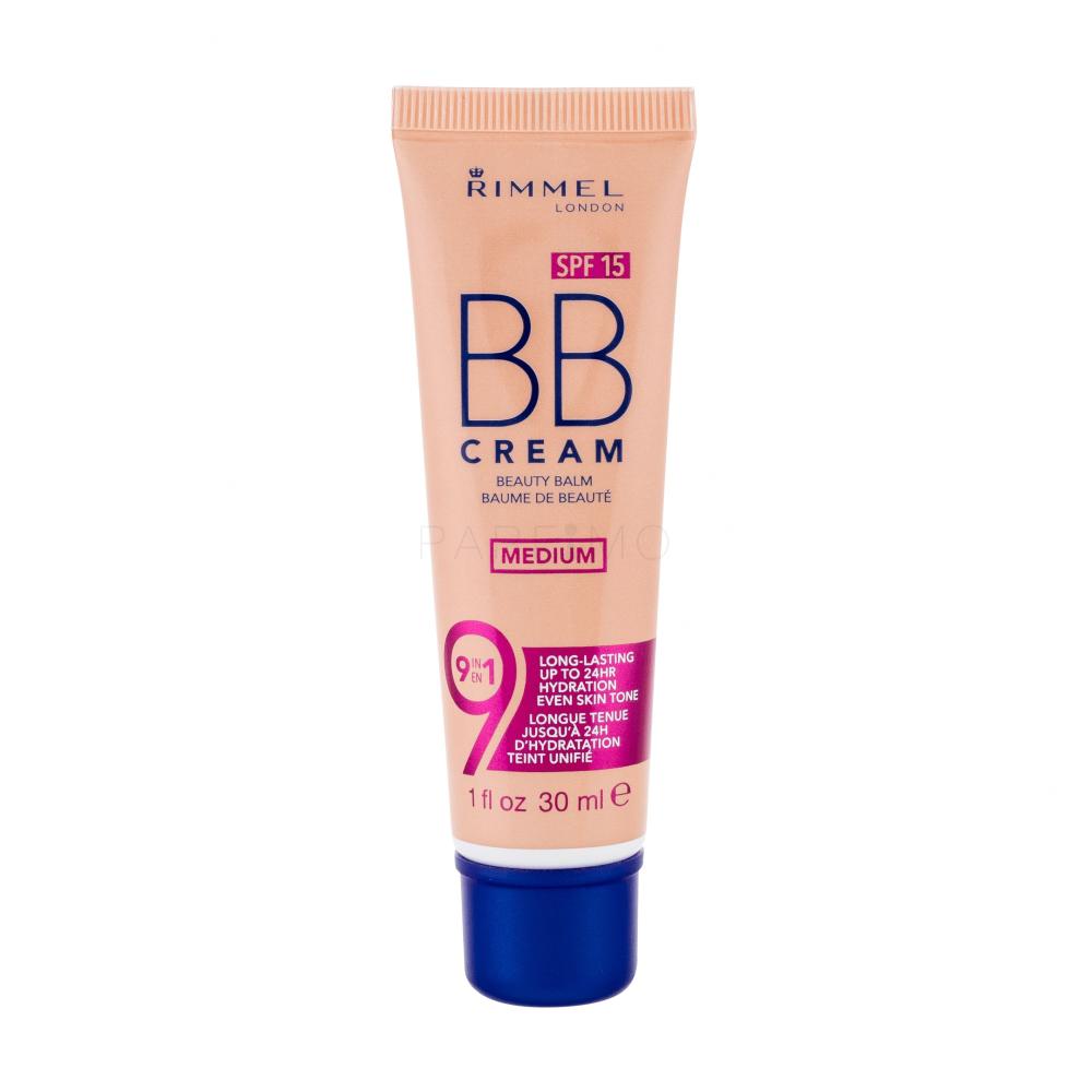 Rimmel London BB Cream 9in1 SPF15 BB krema za ženske 30 ml Odtenek Medium