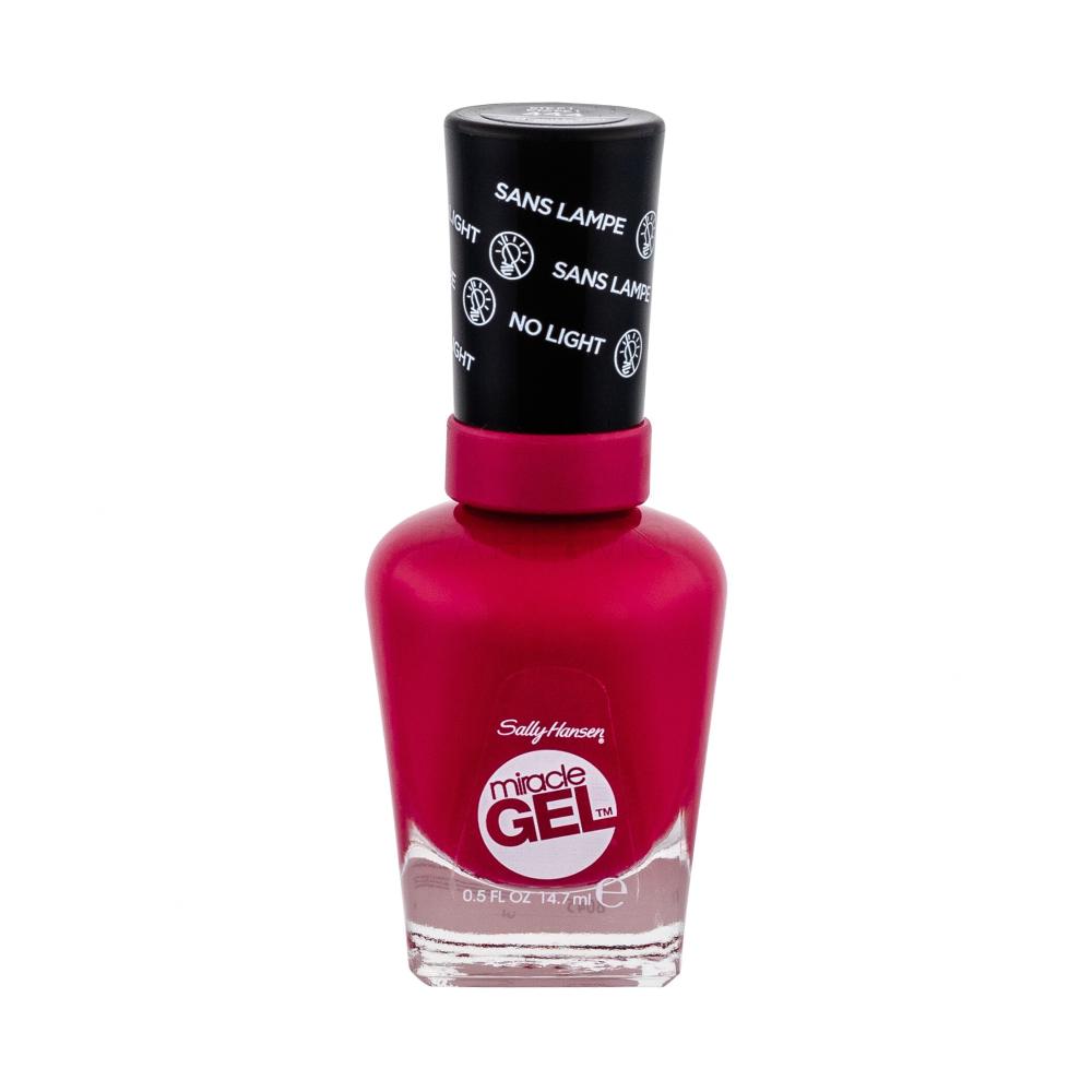 Sally Hansen Miracle Gel Lak za nohte za ženske 14,7 ml Odtenek 444 Off With Her Red!