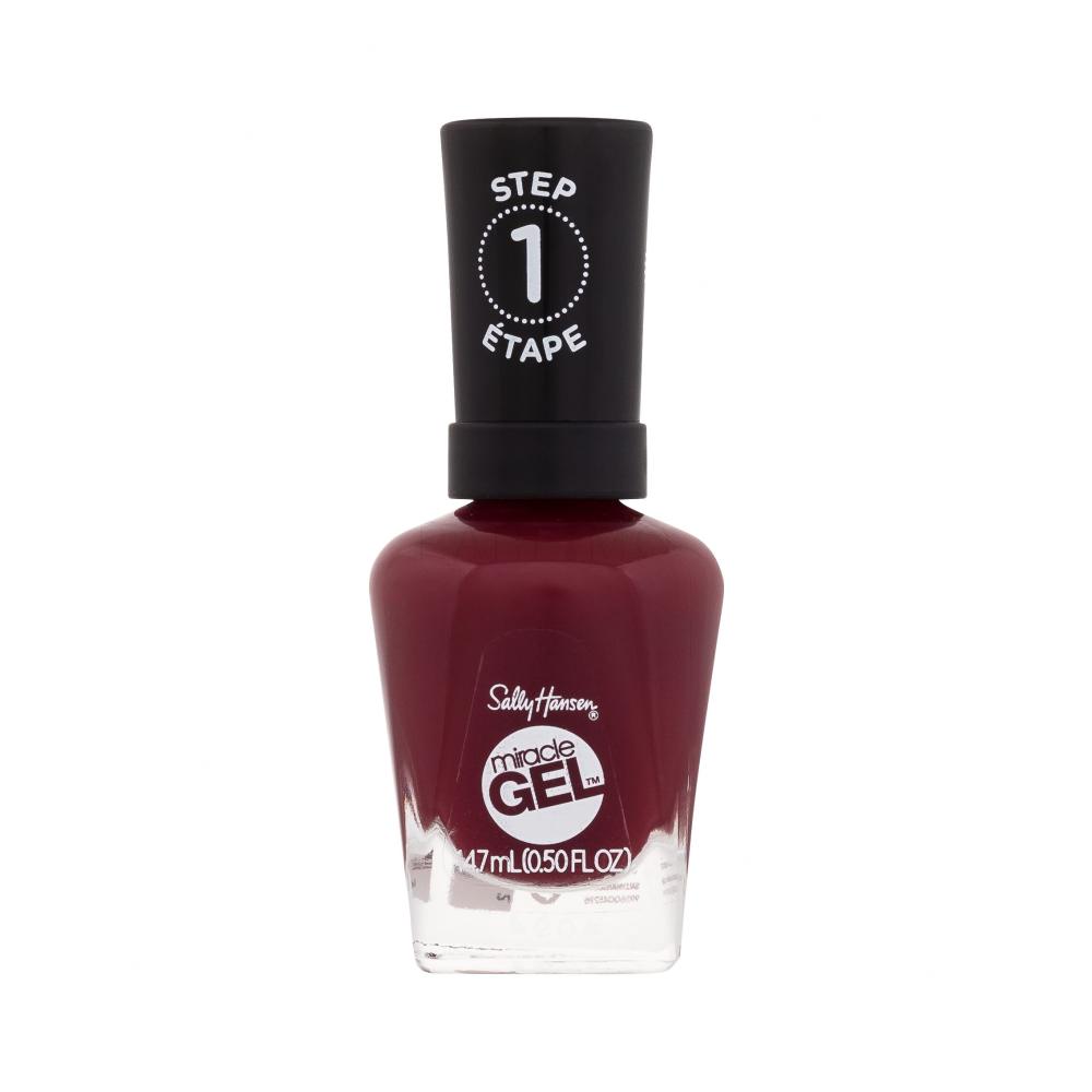 Sally Hansen Miracle Gel Lak za nohte za ženske 14,7 ml Odtenek 474 Can´t Beet Royalty
