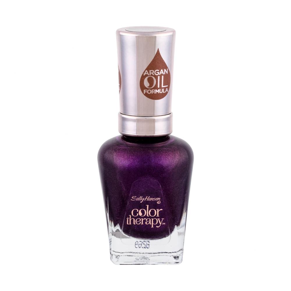 Sally Hansen Color Therapy Lak za nohte za ženske 14,7 ml Odtenek 402 Plum Euphoria