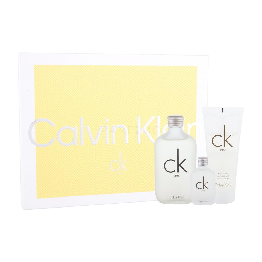 Calvin Klein CK One Darilni set toaletna voda 100 ml + toaletna voda 15 ml + gel za prhanje 100 ml