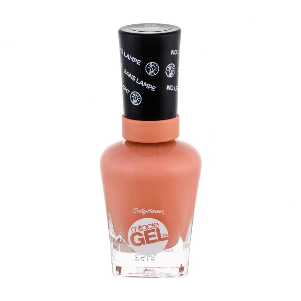 Sally Hansen Miracle Gel Lak za nohte za ženske 14,7 ml Odtenek 394 Bourbon Belle
