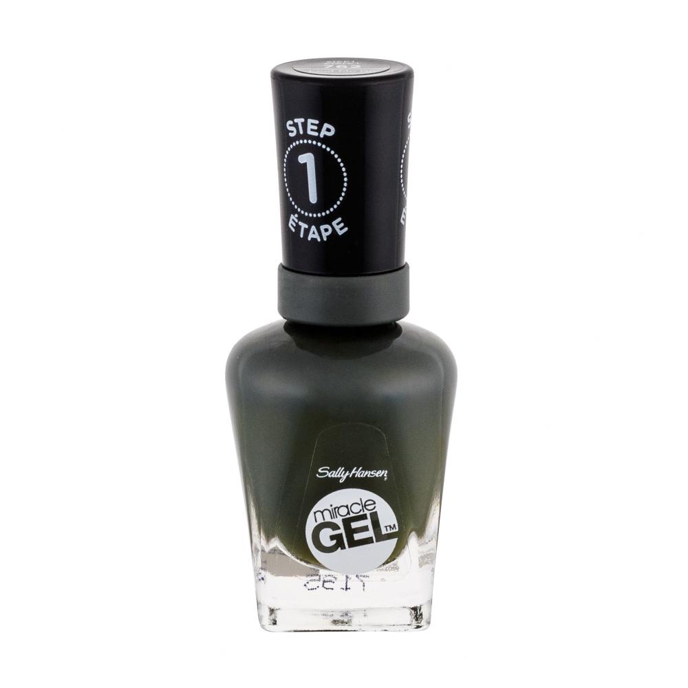 Sally Hansen Miracle Gel Lak za nohte za ženske 14,7 ml Odtenek 762 Leaf Me Be