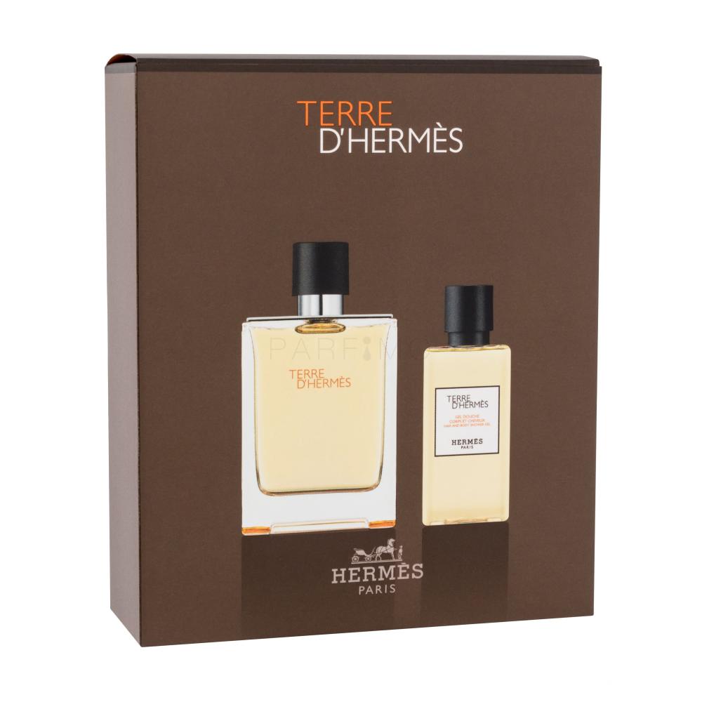 Hermes Terre d´Hermès SET1 Darilni set toaletna voda 100 ml + gel za prhanje 80 ml