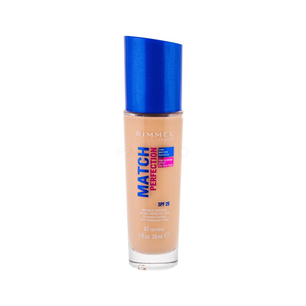 Rimmel London Match Perfection SPF20 Puder za ženske 30 ml Odtenek 82 Fair Beige