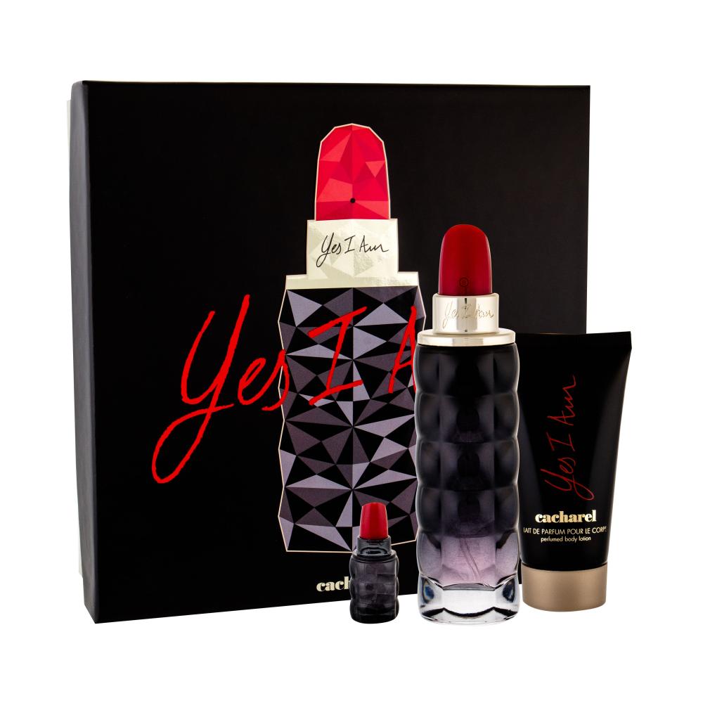 Cacharel Yes I Am Darilni set parfumska voda 75 ml + parfumska voda 5 ml + losjon z telo 50 ml