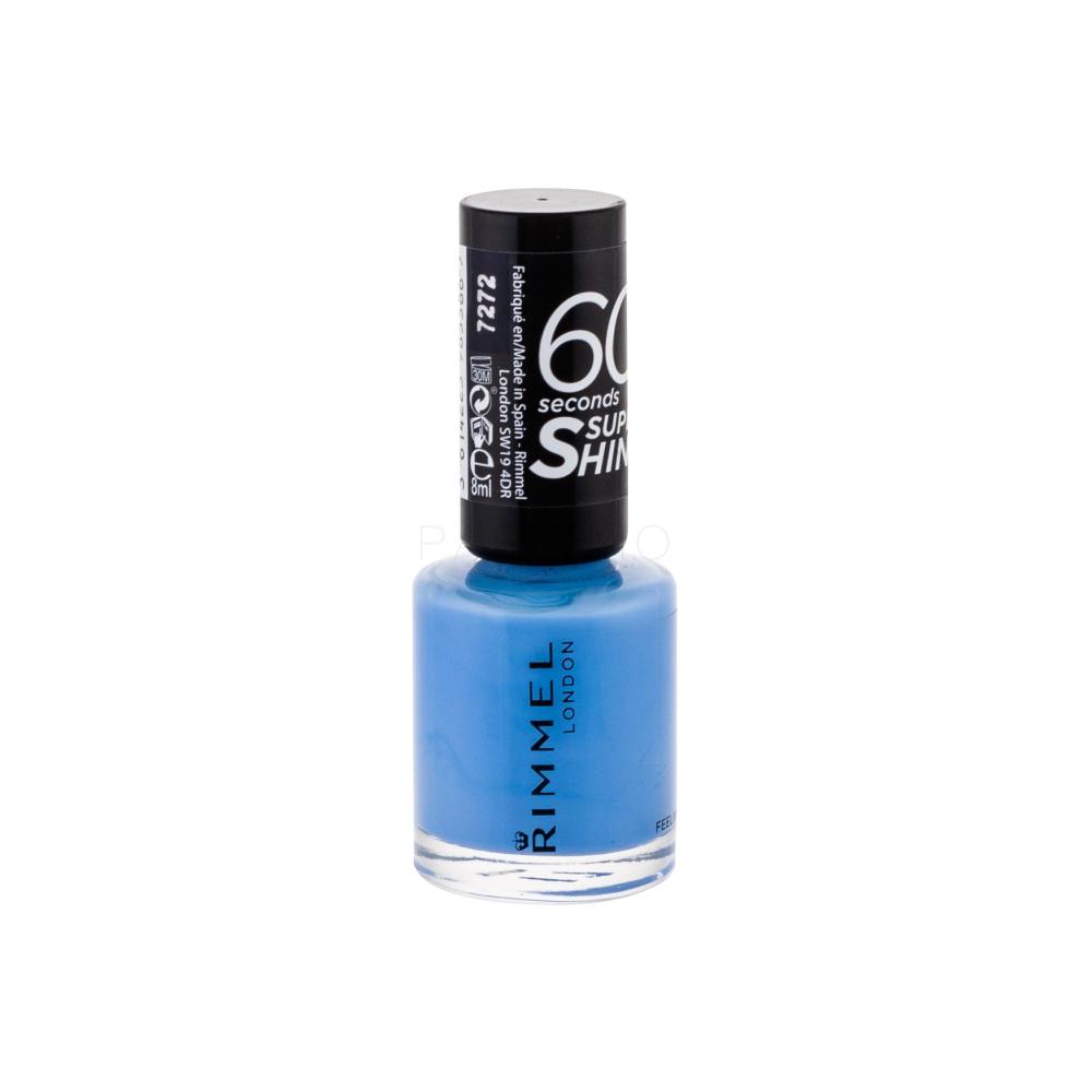 Rimmel London 60 Seconds Super Shine Lak za nohte za ženske 8 ml Odtenek 862 Feelin´Fly