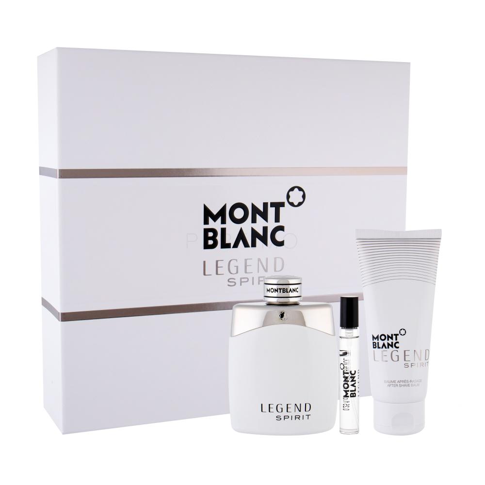 Montblanc Legend Spirit Darilni set toaletna voda 100 ml + balzam po britju 100 ml + toaletna voda 7,5 ml