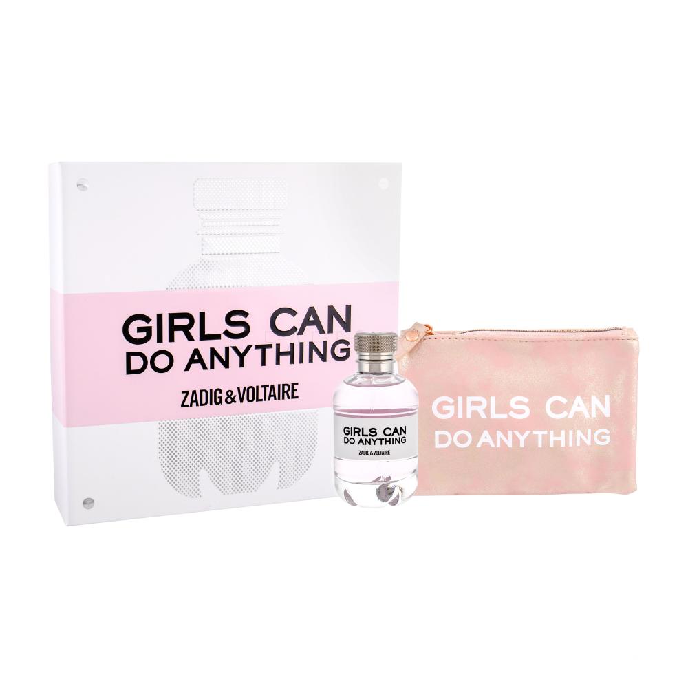 Zadig & Voltaire Girls Can Do Anything Darilni set parfémovaná voda 90 ml + kosmetická taška poškodovana škatla